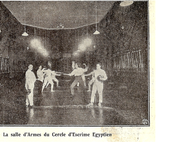 Der Saal des “Cercle D’escrime Egyptien” @ Egyptian Fencing Club