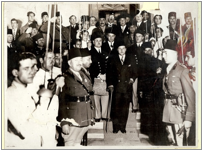 Kronprinz Farouk (Mitte) @ Egyptian Fencing Club
